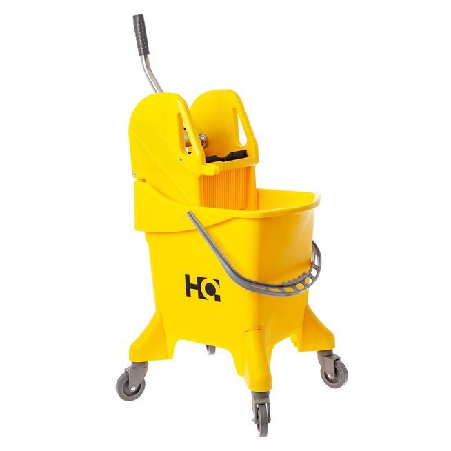 Тележка одноведерная с универсальным отжимом, желтая, 31 л HQ Profiline /1