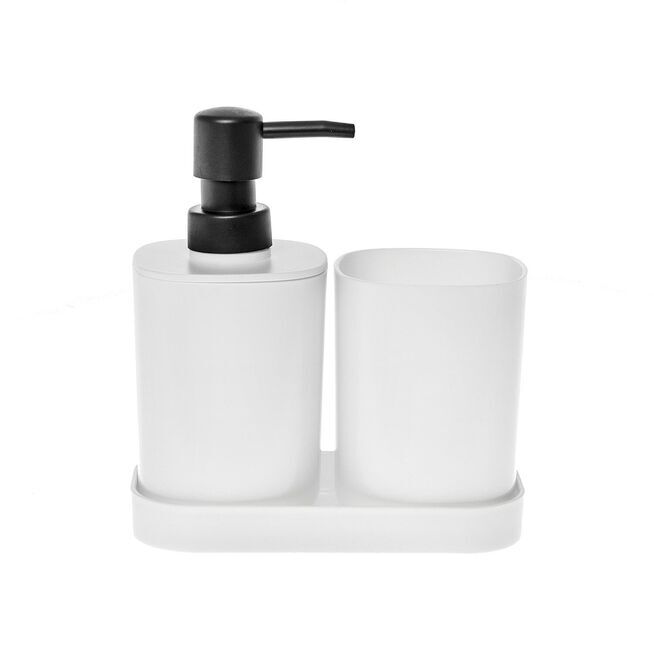 Набор пластиковых аксессуаров для ванной Basic /12/1