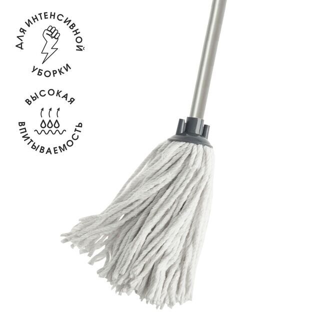 Швабра для пола веревочная/30/1