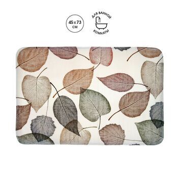 Коврик для ванной в рулоне "Autumn vibes", 45*73см, м/ф/24/1