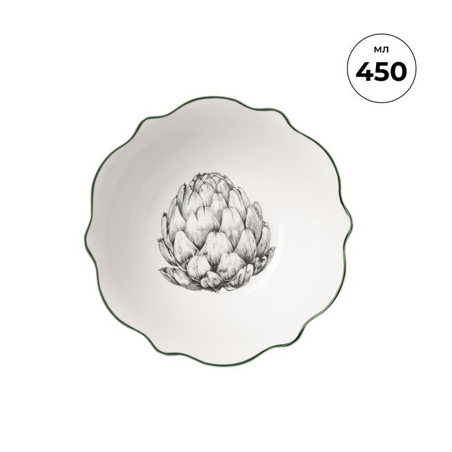 Тарелка-боул "Флорес" 15 см, 450 мл/72/6