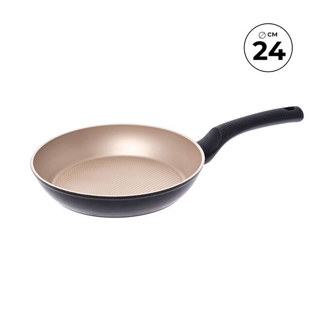 Сковорода Home Queen "Прайм Гриль" с эффектом гриля, индукция, D 24 см/6