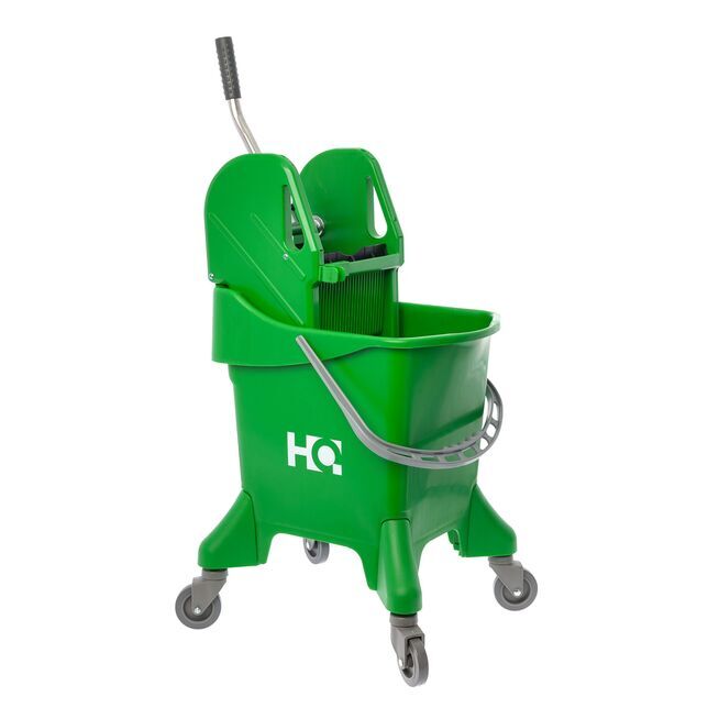 Тележка одноведерная с универсальным отжимом, зеленая, 31 л HQ Profiline /1